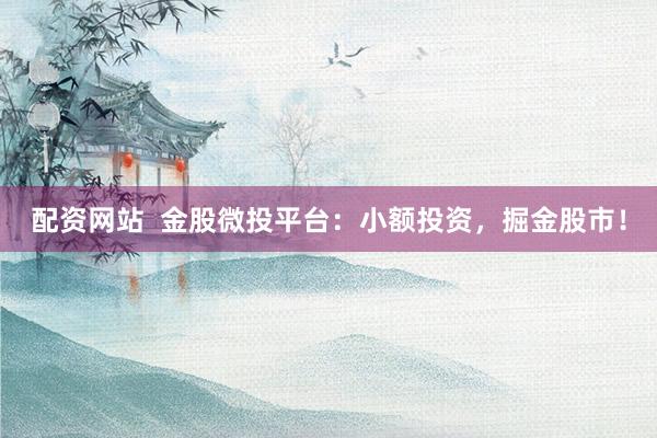 配资网站  金股微投平台：小额投资，掘金股市！