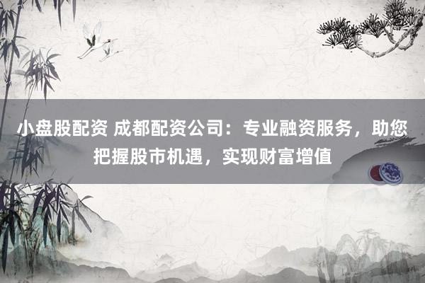 小盘股配资 成都配资公司:专业融资服务,助您把握股市机遇,实现财富增值